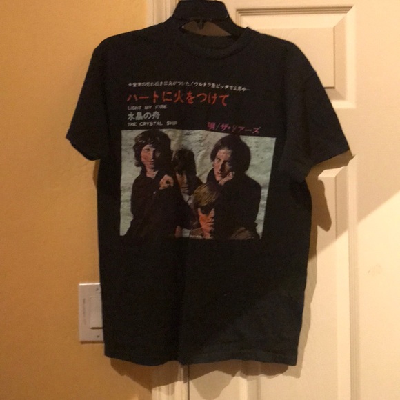 Brandy Melville Black Graphic Tee 